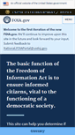 Mobile Screenshot of foia.gov